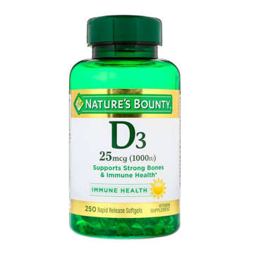 Picture of Nb D3 25mcg 1000 Softgels 250x1s